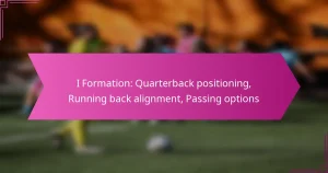 I Formation: Quarterback positioning, Running back alignment, Passing options